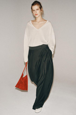 Брюки с широкими штанинами из коллекции ZW - ZARA