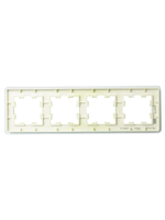 BRITE Рамка 4-местная РУ-4-2-Бр стекло эко грин RE IEK