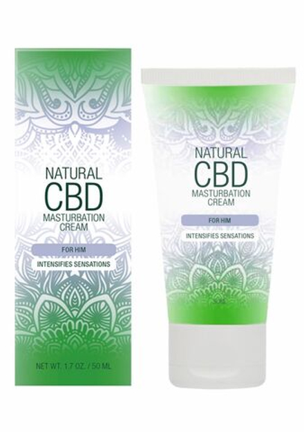 Крем для мастурбации для мужчин Natural CBD Masturbation Cream For Him - 50 мл.