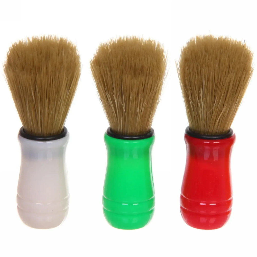 Помазок для бритья в пластиковой коробке «Томас», цвет ручки микс, 8,5см