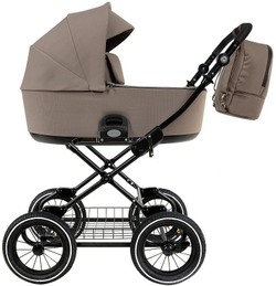 Детская коляска Roan Bass Next Classic d14 2.0 2 в 1 BSNC/90/2 Hazel/Black/руч.Black