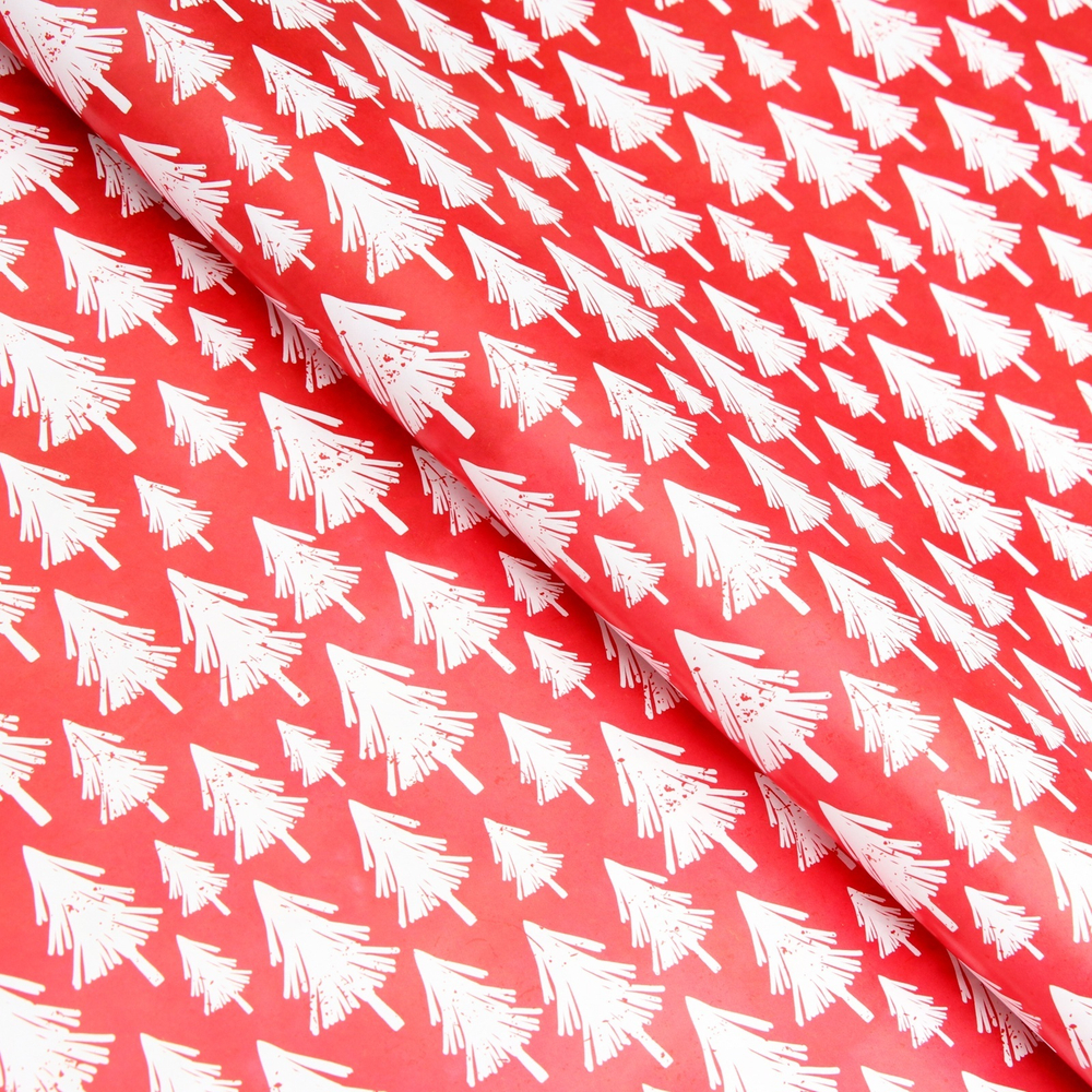 Бумага упаковочная "Белый медвежонок" 50*70 см (1 лист)