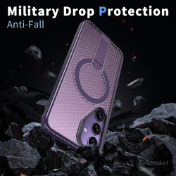 Прозрачный чехол Mesh Pro Magnetic Case для Samsung Galaxy S23 FE