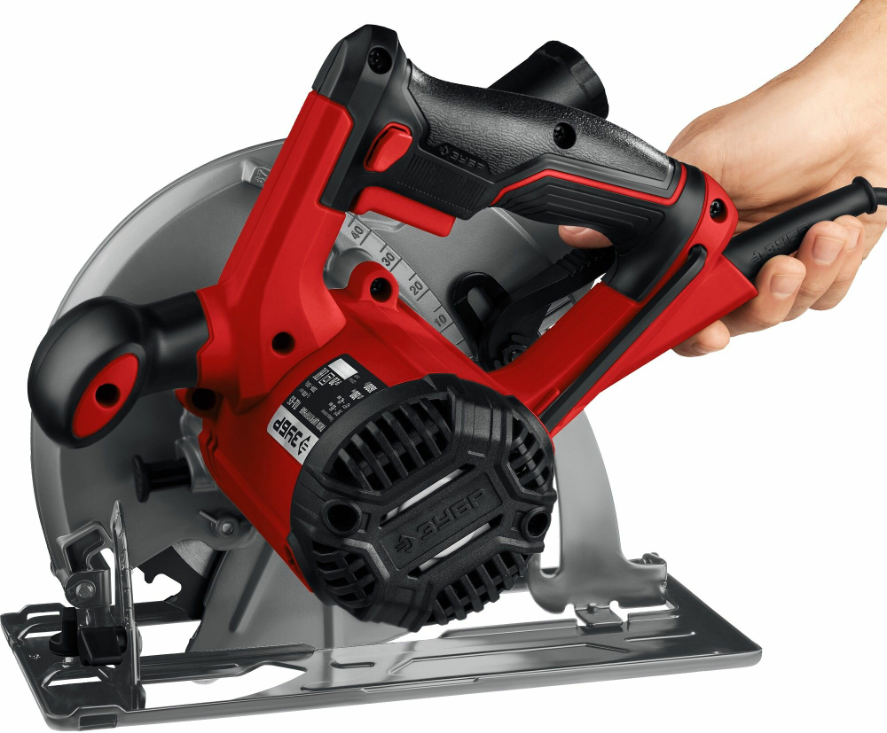 Циркулярная пила ЗУБР ПД-65, 1600Вт, 4700об/мин, диск 190мм, глубина пропила 65мм, плавный пуск