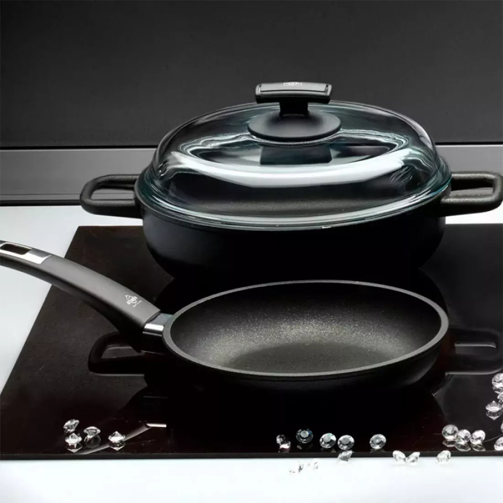 Крышка стеклянная 24см Olympia Crystal