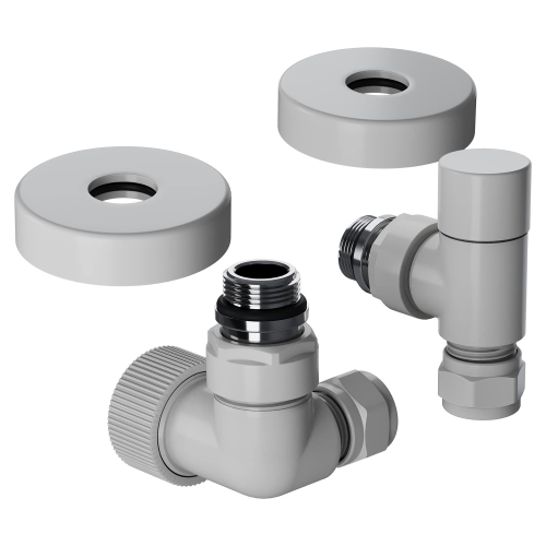 Набор термостатический трехосевой Royal Thermo Design Pro 15мм М30х1,5 (Белый)