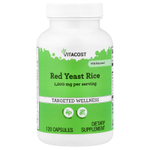 Vitacost, красный ферментированный рис с поликозанолом, 120 капсул