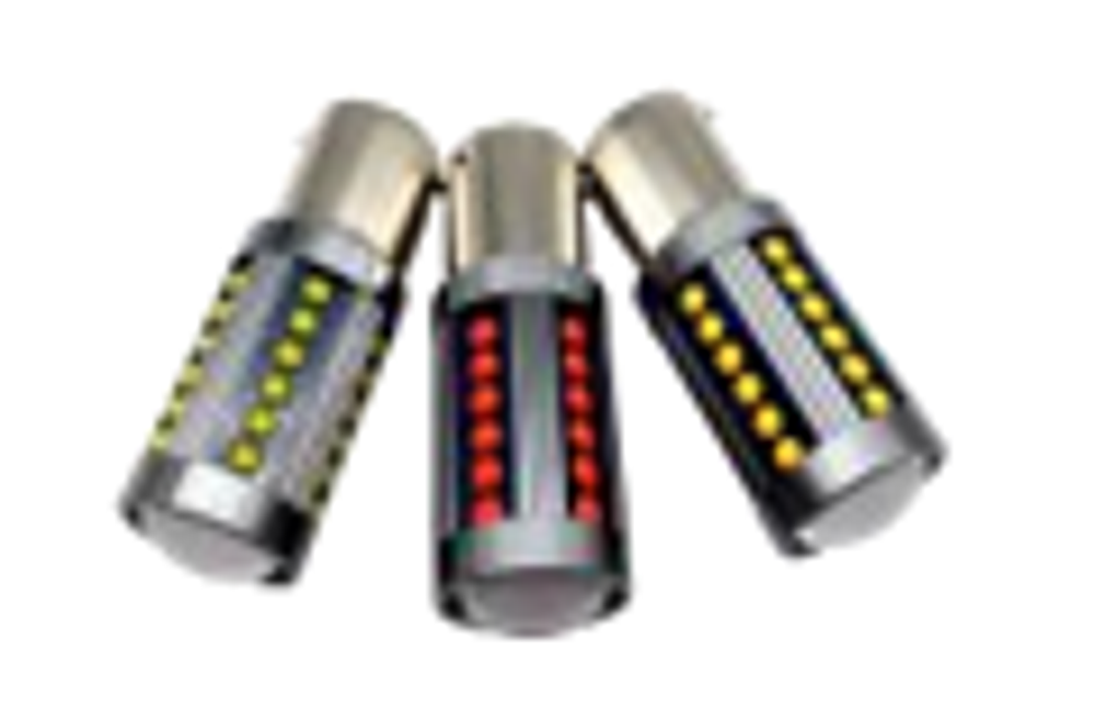 P21 LED 35 COB 5W 12-24V NP Желтый/Красный