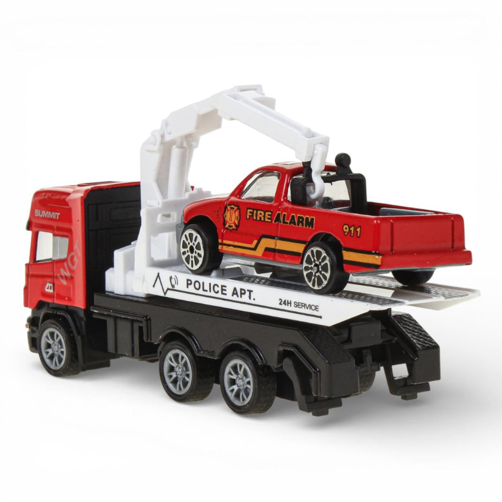 Автовоз ин. + машинка, коробка W2215-7A