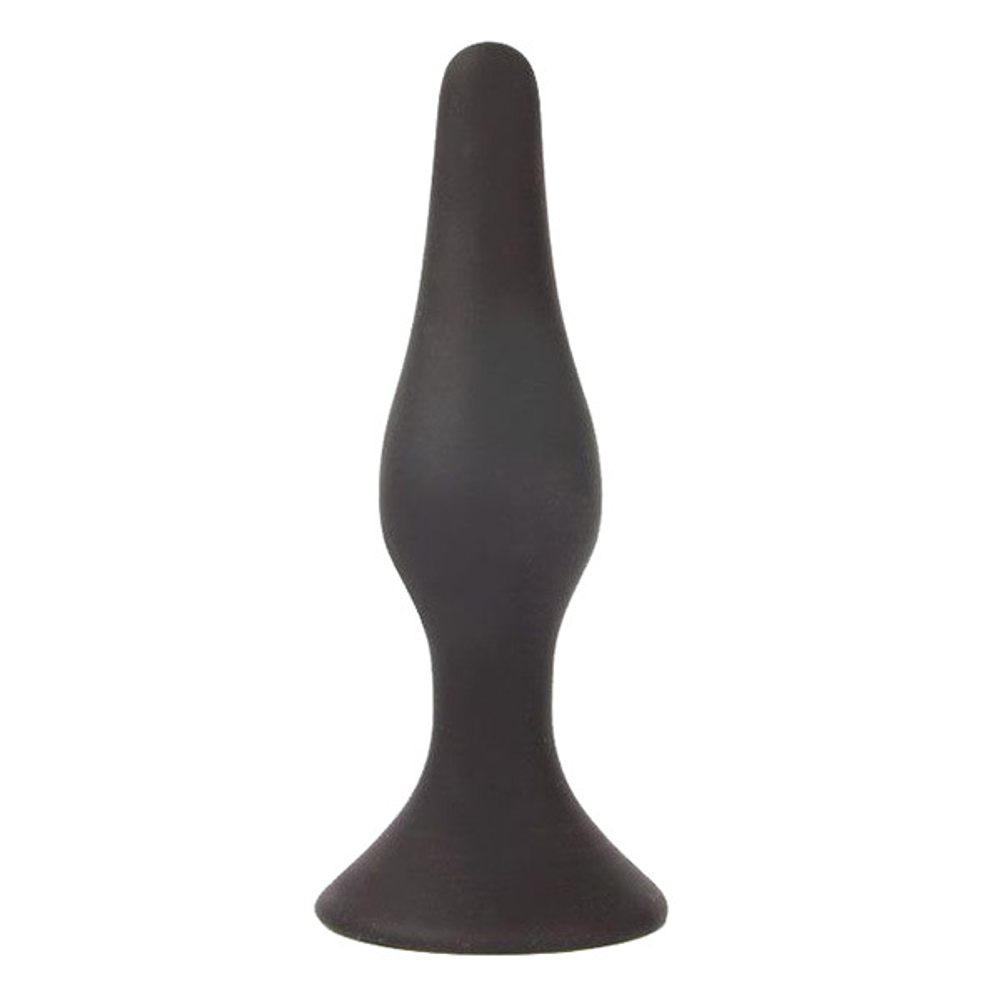 Чёрная анальная пробка 11см Bior Toys Sex Expert SEM-55039