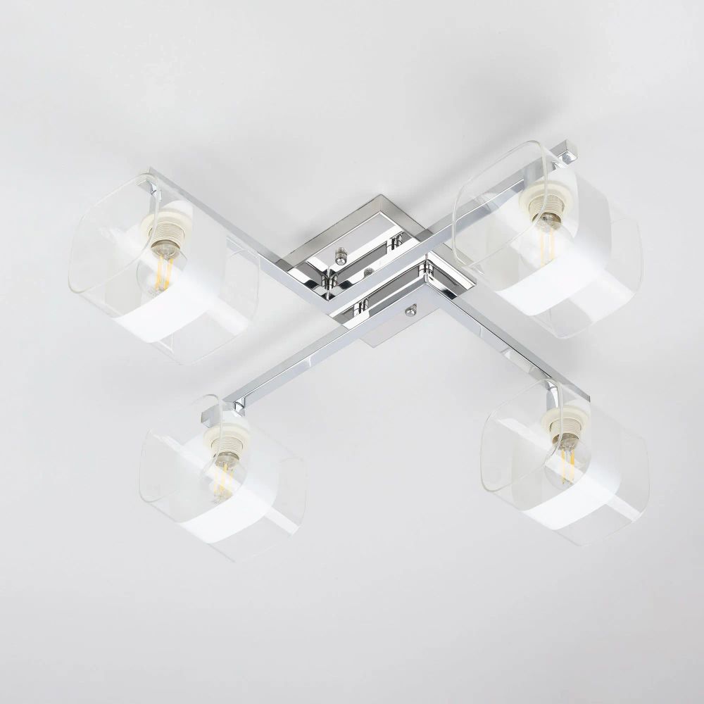 Citilux Вирта CL139141 Люстра потолочная Хром