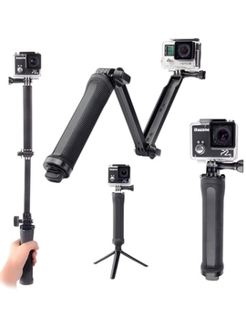 3-Way mount монопод штатив держатель трансформер для экшн камеры GoPro
