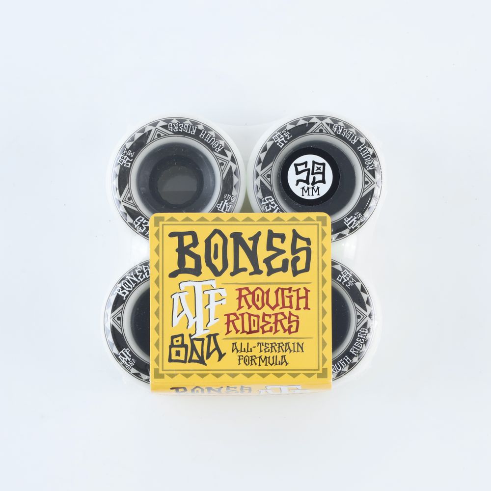 Колеса Bones Rough Rider Runners (white) 80A