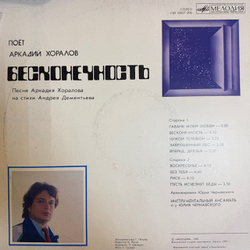Виниловая пластинка Аркадий Хоралов - Бесконечность (Мелодия) LP