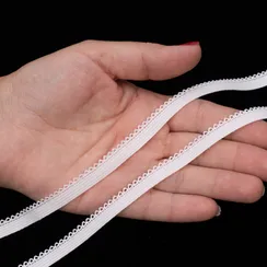 Резинка отделочная молочная 10 мм (цв. 004), K-94/10