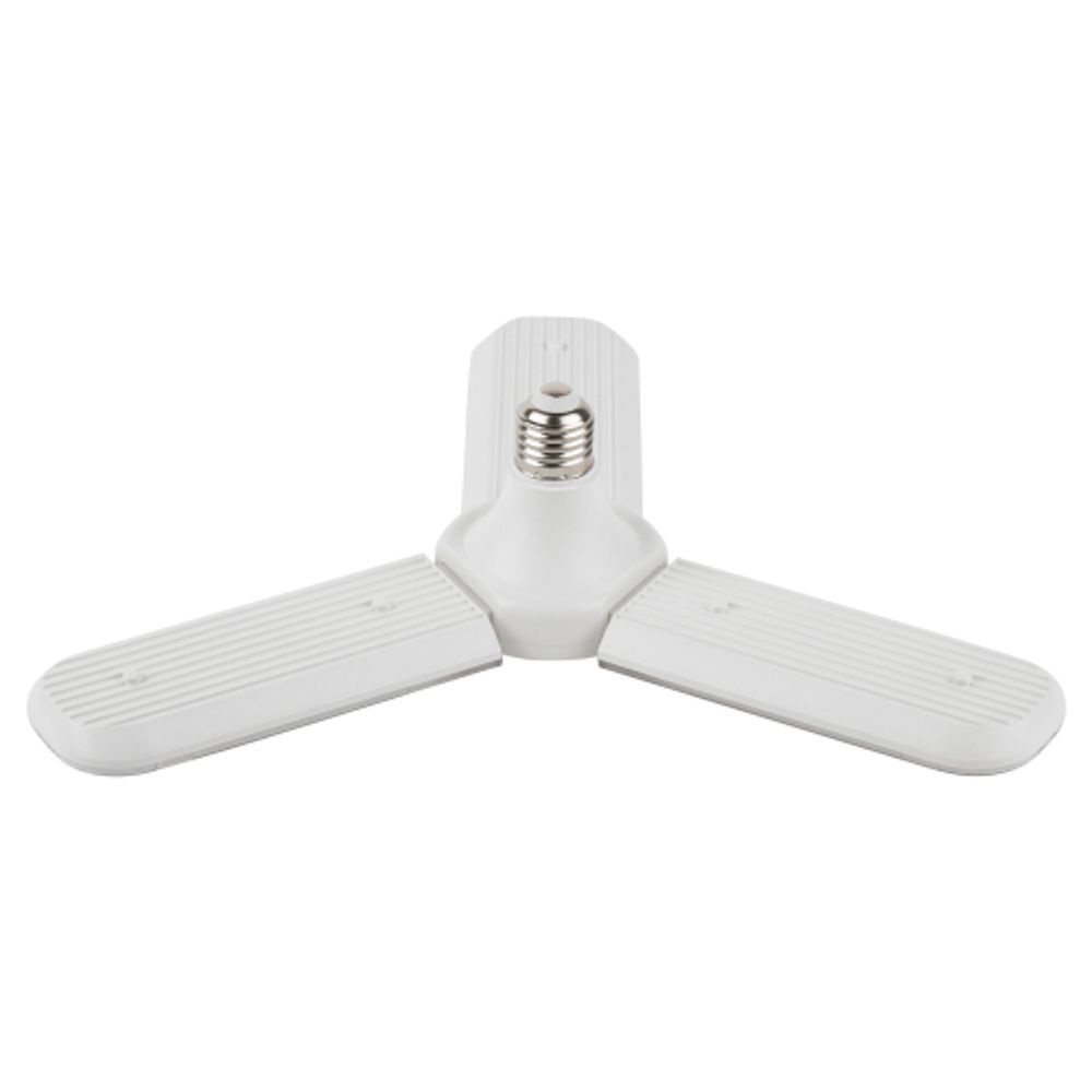 Фитолампа для растений светодиодная ЭРА GREEN LINE ФИТО-30W-PFR-E27-GR 3-х лепестковая полного спектра 30 Вт Е27 | Фитолампы Е27