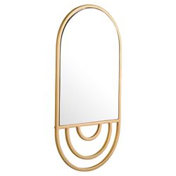 Зеркало настенное Nomh, 26х51 см, золотое