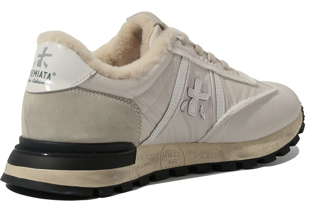 Premiata John Low D серые с мехом