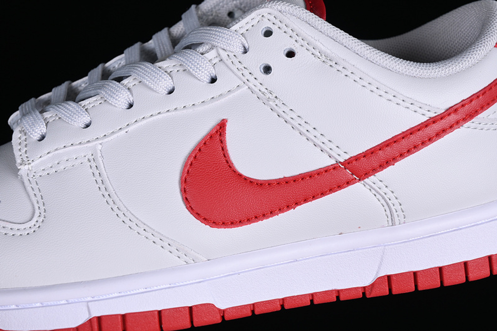 Nike Dunk Low Vast Grey Varsity Red