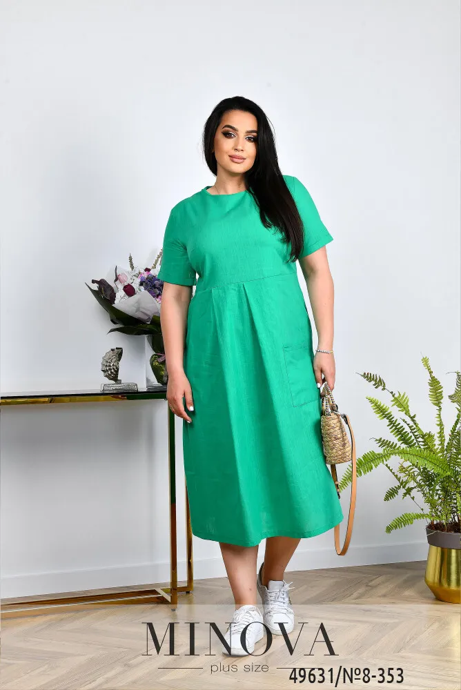 Платье 8-353-зеленый Minova