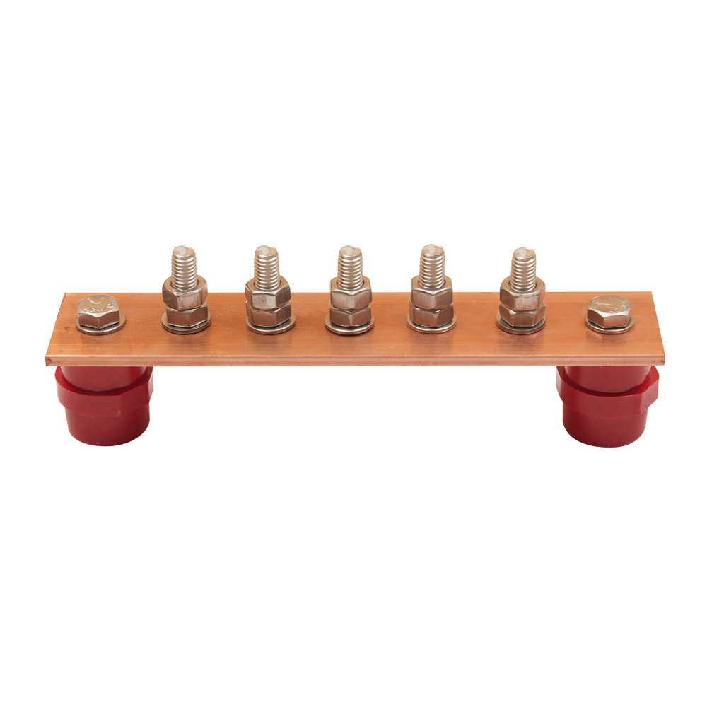 ГЗШ  4х20мм,6 подключений, 160х20х4мм, медь, VSTMSK