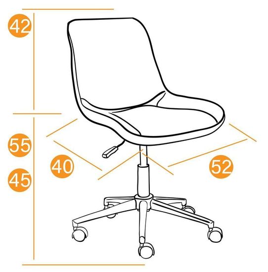 Кресло Tetchair STYLE ткань, серый, F68