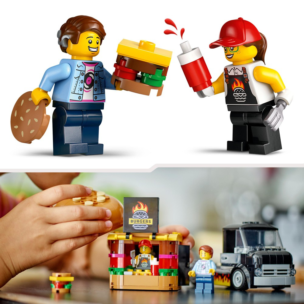 Конструктор LEGO City 60404 Бургерный грузовик — фото 7