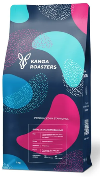 KANGA Сбалансированный бленд, кофе в зернах 1000 г.