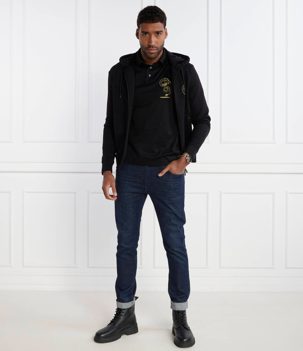 Поло Emporio Armani - черный(EM000007 AF10017)