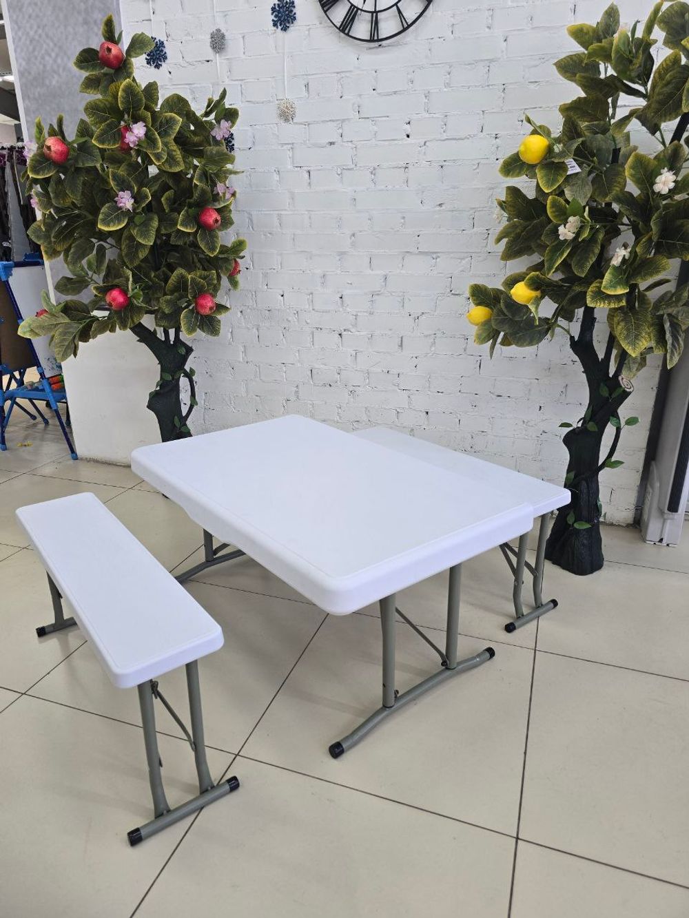 Набор садовой мебели Стол с 2-мя скамьями MESA-105-3