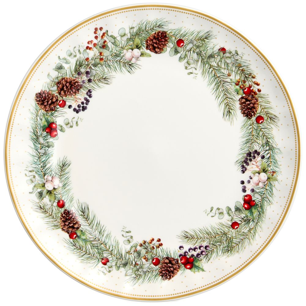 НАБОР ТАРЕЛОК ЗАКУСОЧНЫХ LEFARD "CELEBRATION" 4 ШТ. 20 СМ (КОР=9НАБ)