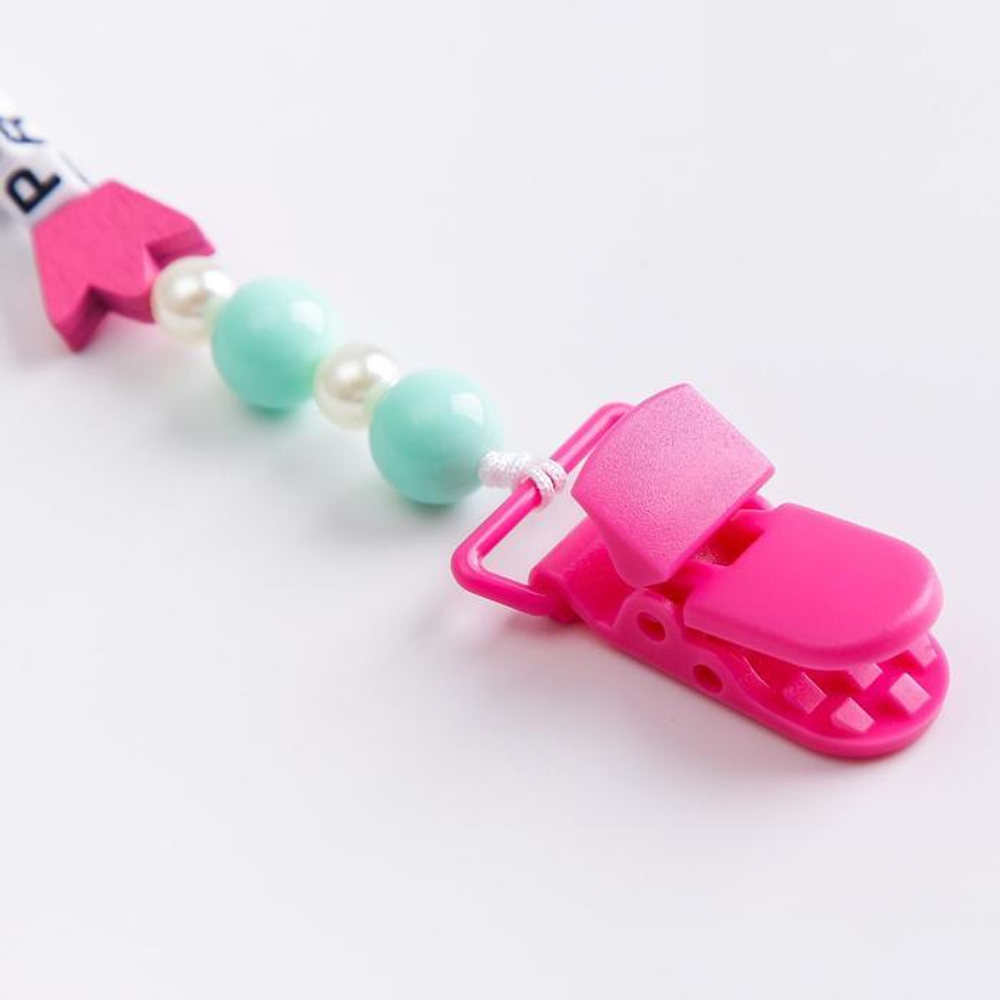 6779178 Держатель - игрушка для соски - пустышки Princess