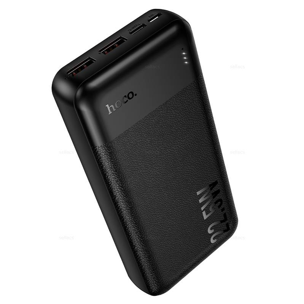 Hoco J159A Essence 22.5W+PD20W универсальный портативный аккумулятор (20000mAh) (black)