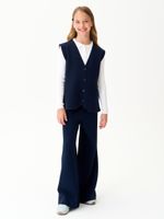 Жилет для девочки в школу AT697 синий