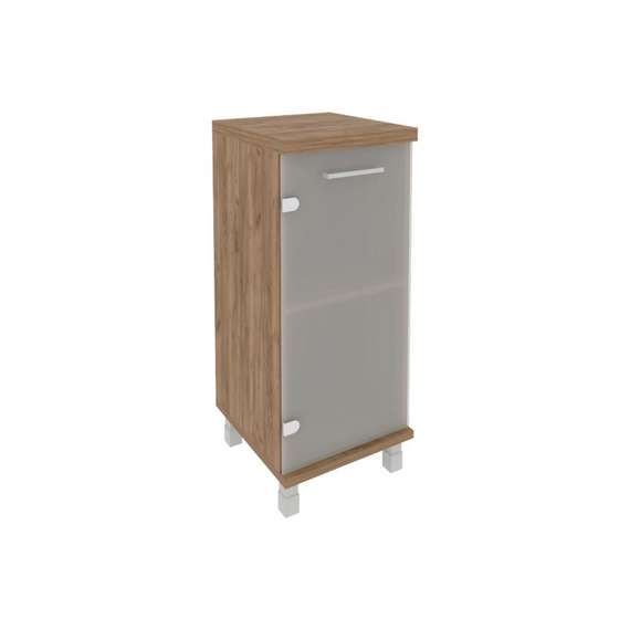 First Шкаф низкий узкий левый KSU-3.2 (L) Дуб Табак 401*432*958