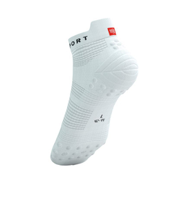 Теннисные носки Compressport Pro Racing v4.0 Run Low 1P - белый