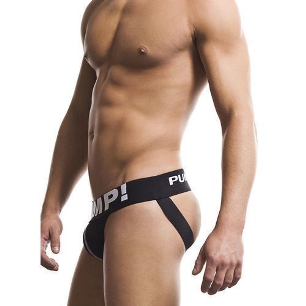 Мужские трусы джоки Pump Jock Черные 29073