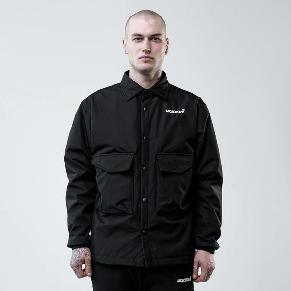 Куртка Coach Molotov Fleece Glitch Черная - фото 1