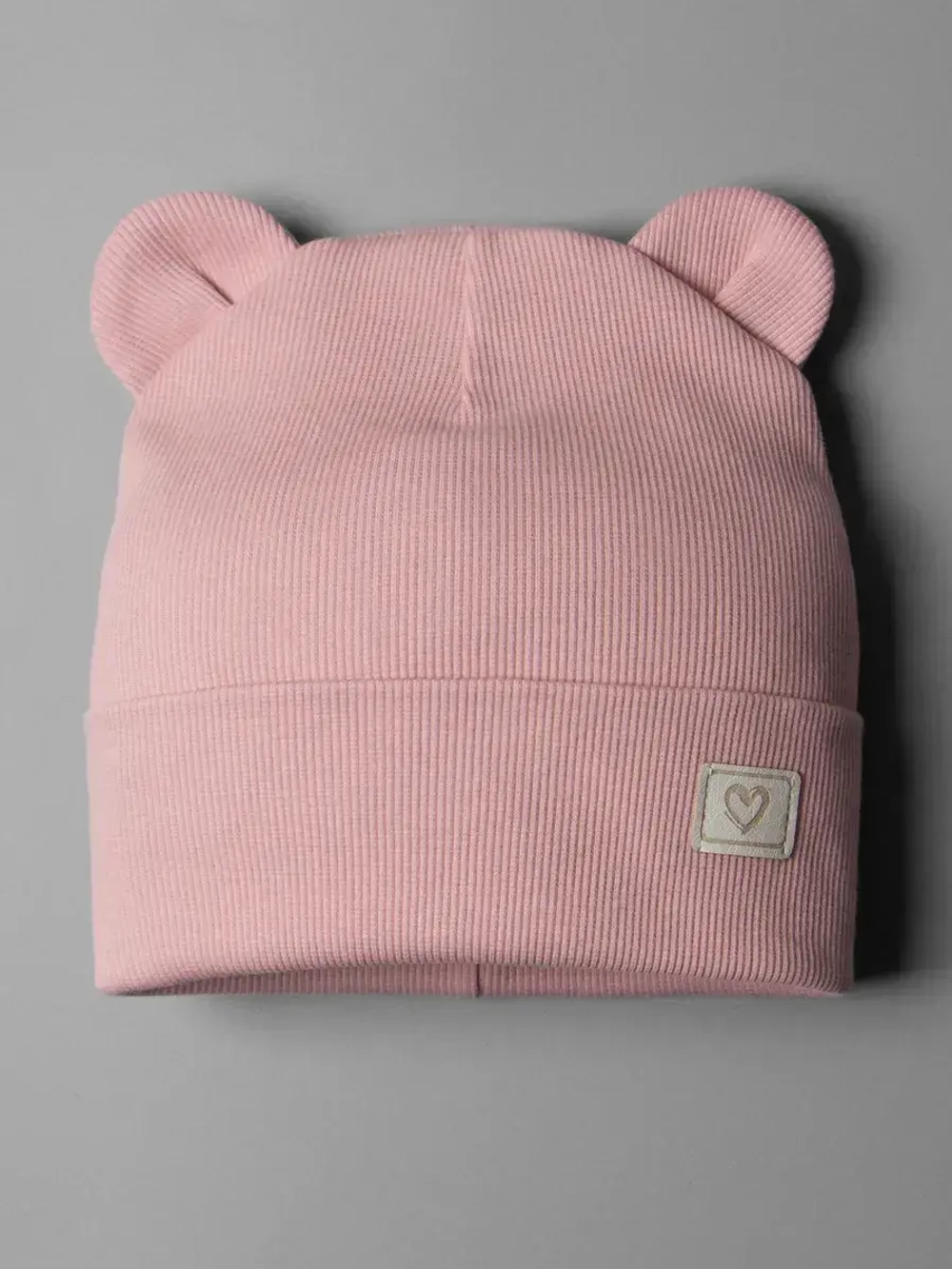 Шапка детская на осень с ушками