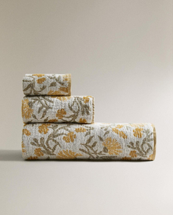 Zara Home - Банное полотенце из жаккардового шифона, разноцветный, 30х50 см