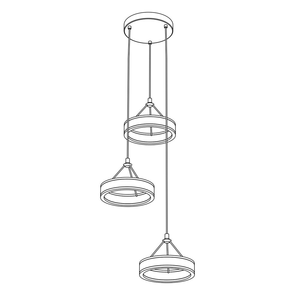 Citilux Дуэт CL719032 LED Подвесной светильник Золото