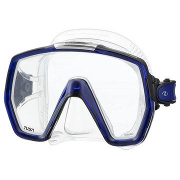 Маска TUSA Freedom HD прозрачный/синий