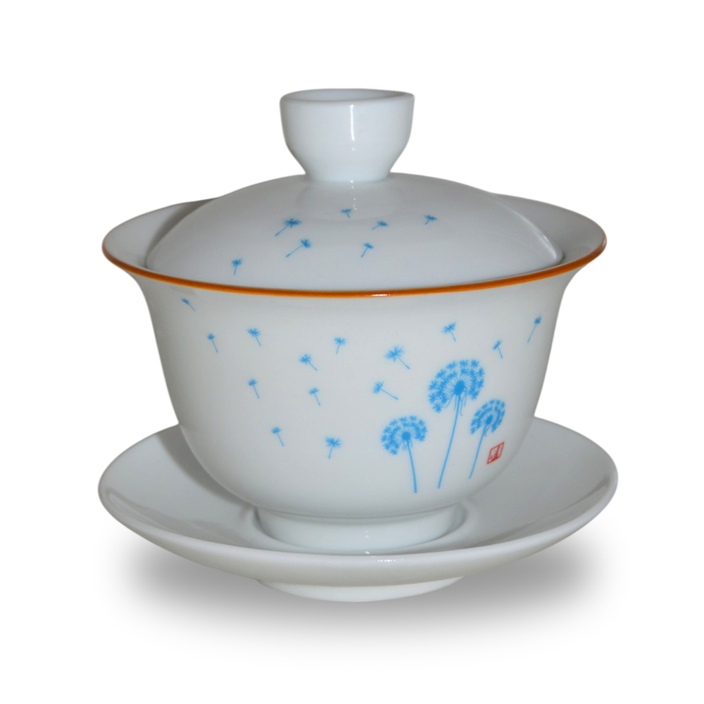 268031.5 Гайвань ГОРНЫЙ САД "Улетай" h=8,5см, d=10см, 180мл, фарфор гл.белый