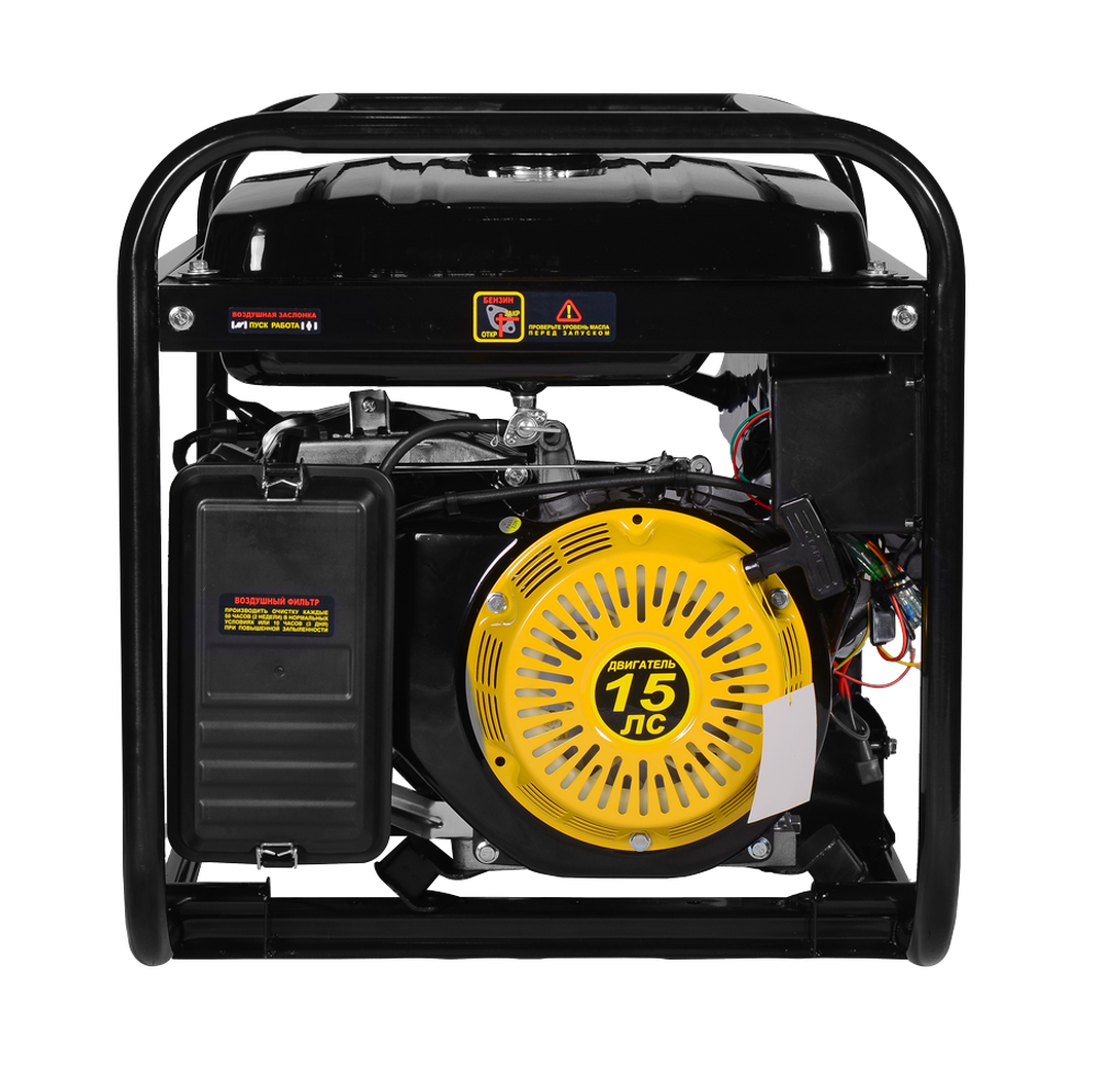 Портативный бензогенератор HUTER DY8000LX - [6,5 кВт / 220V] эл. старт
