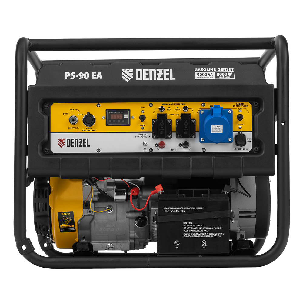 Генератор бензиновый (9.0 кВт) Denzel PS 90 EA