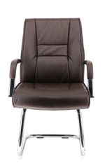 Кресло для посетителей Everprof Kent CF Экокожа Коричневый