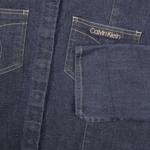 Винтажная женская джинсовая рубашка Calvin Klein, M slim