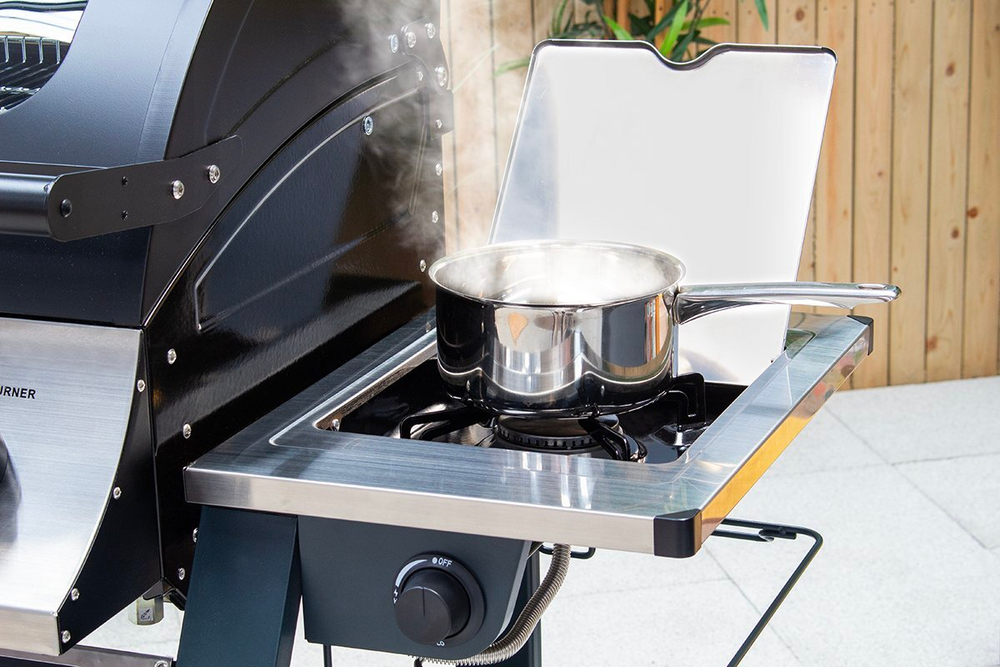 Газовый гриль SAHARA S375 3B BBQ Smokey Teal