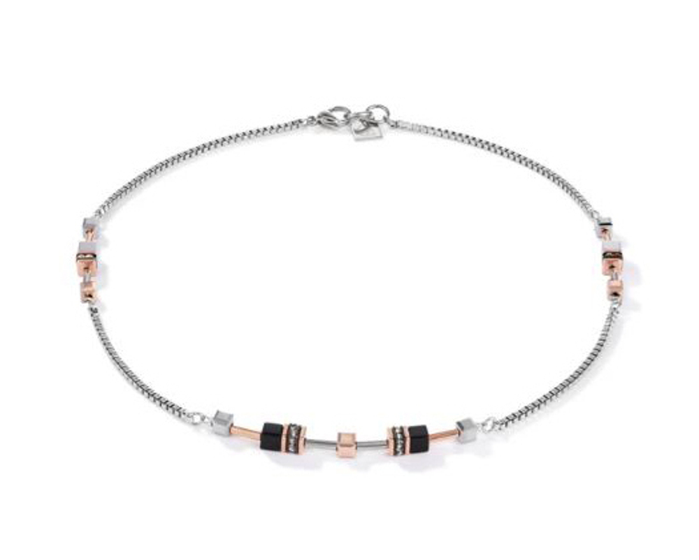 Колье-трансформер 4-in-1 сотуар Coeur de Lion Rosegold-Silver 5008/10-1631