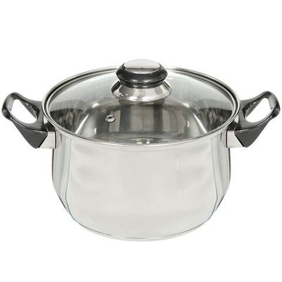 Кастрюля нерж, 2.9 л, с крыш, DNN1, SD-A19-18/SD-A19-6-18